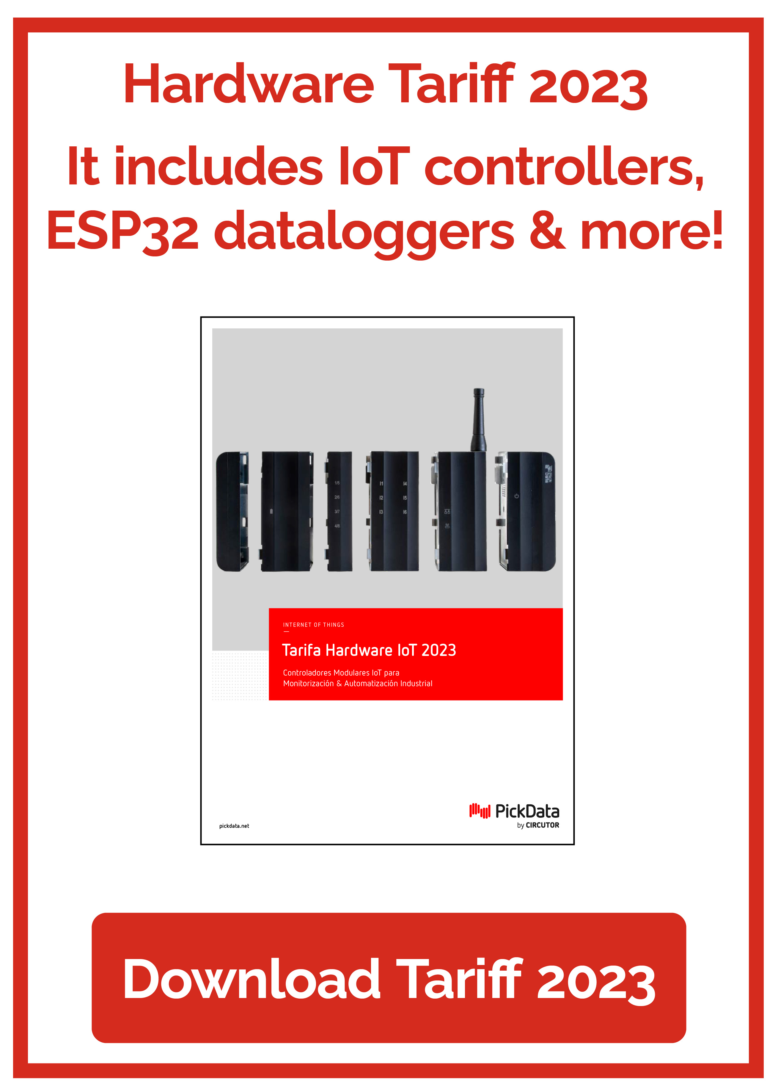PickData Circutor IoT Tariff