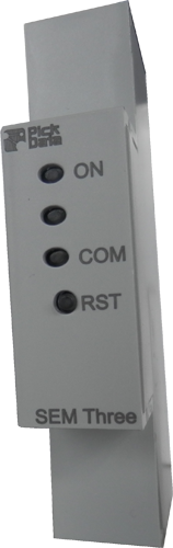 Medidor energia trifasico SEM Three 4 cuadrantes y horas funcionamiento Modbus RS-485