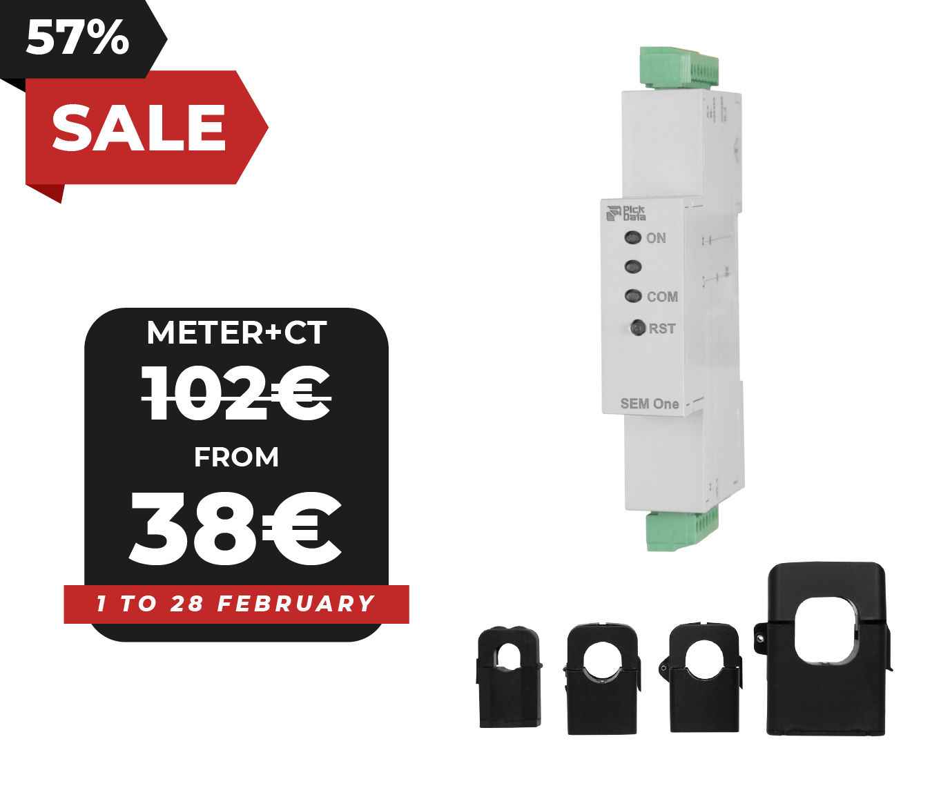 SEM One Single phase energy meter Modbus Offer Sale